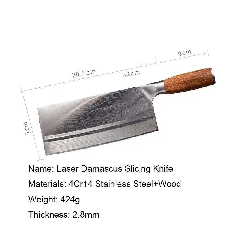SHUOJI Chinese Slicing Knives Super Sharp SHUOJI Chinese Slicing Knives Super Sharp