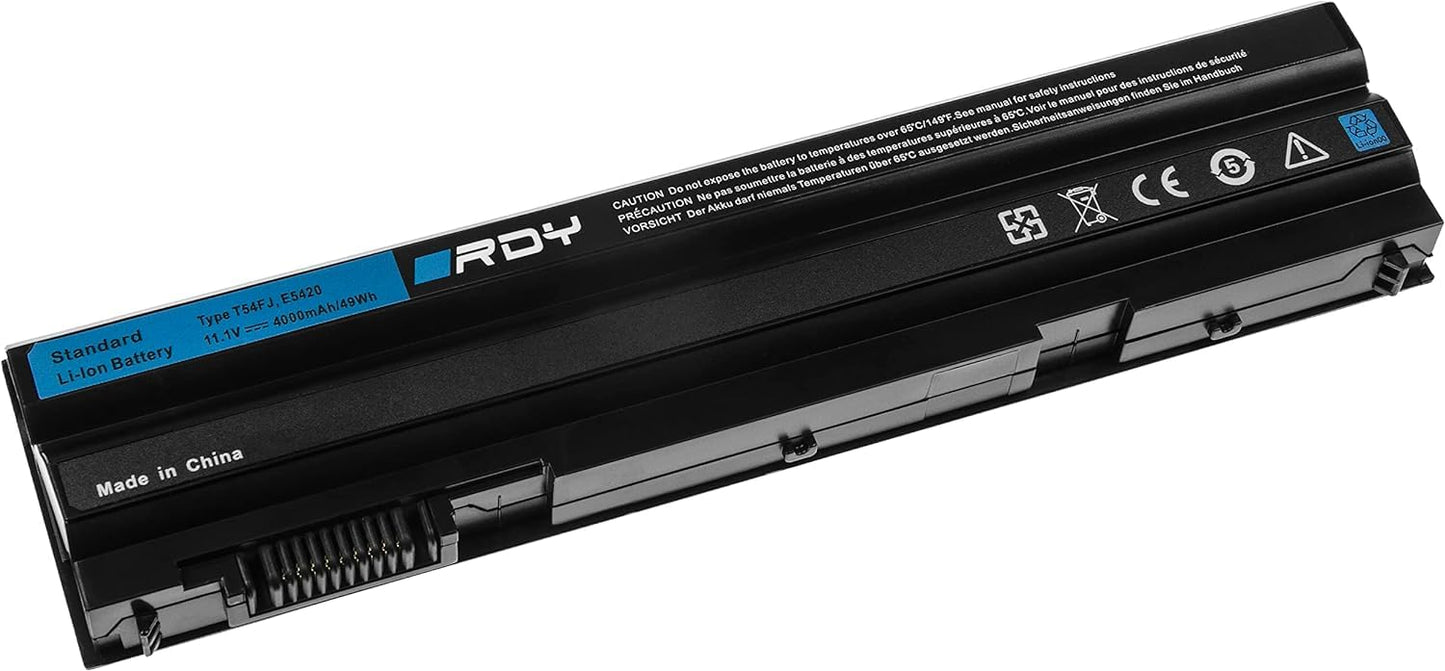 Battery T54FJ 8858X M5Y0X N3X1D for Dell Latitude E6420 E6430 E6520 E6530 E5420 E5430 E5520 E5530 E6440 E6540 Vostro 3460 3560 (Capacity: 4000mAh 11.1V)