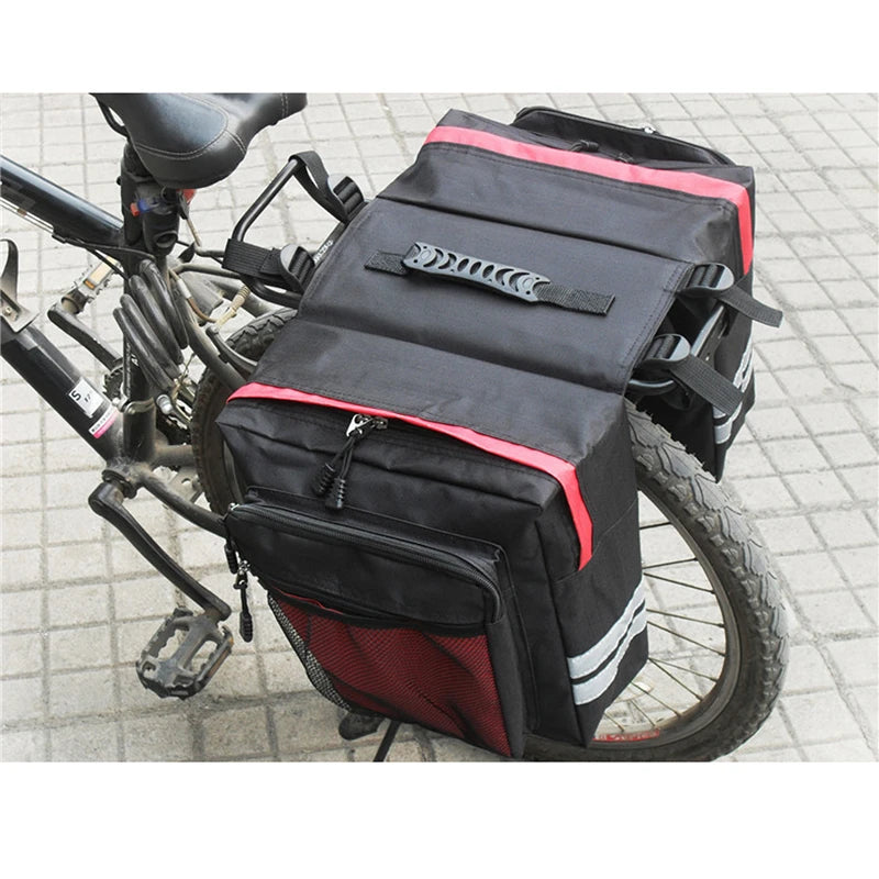 Borsa portabici-Borsa portapacchi-Borsa per bicicletta a doppio lato- Borsa da viaggio durevole