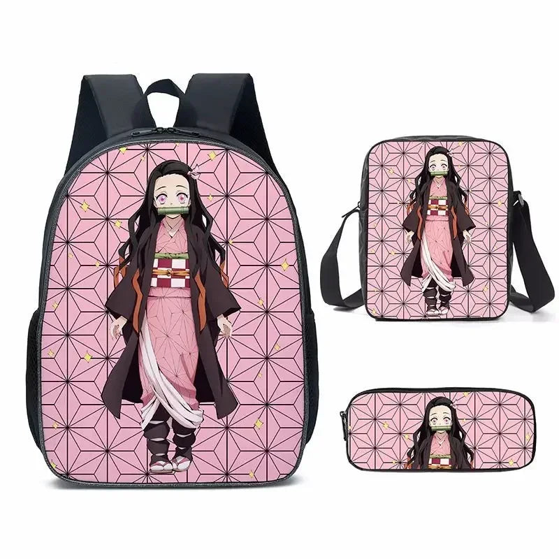 Set di 3 zaini Kamado Nezuko Demon Slayer