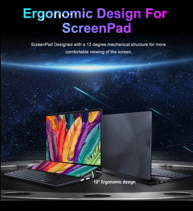 N-one Nbook Fly Laptops 16GB+1T Intel® Core™ i7-10850H Windows 11 Pro Double Screen