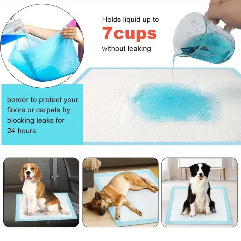 20/40 pezzi di assorbenti monouso per cani, pannolini per l'addestramento degli animali domestici, assorbenti per cuccioli, forniture per animali domestici, cuscini puliti