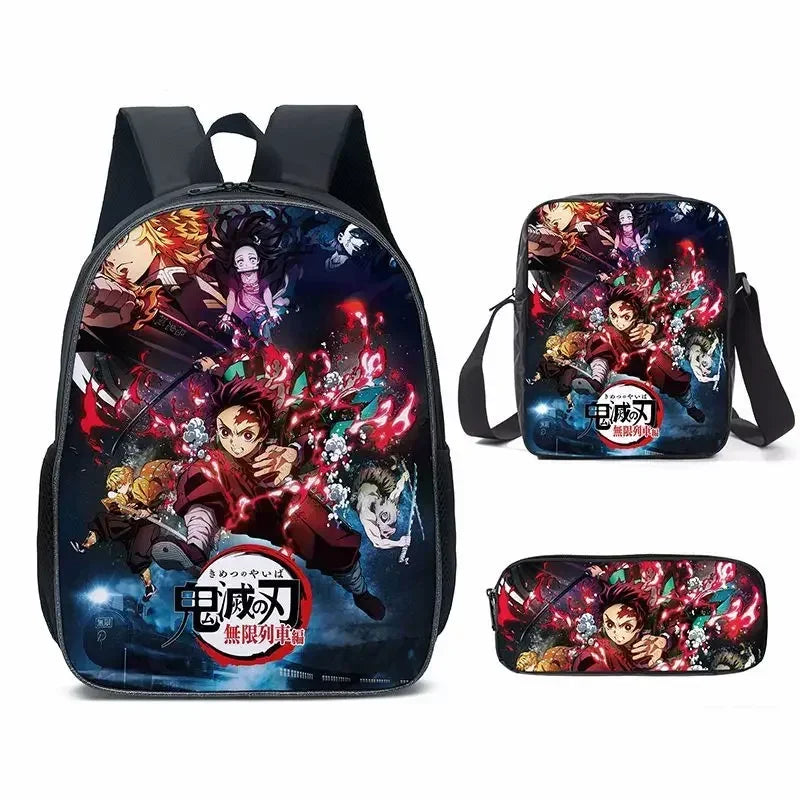 Set di 3 zaini Kamado Nezuko Demon Slayer