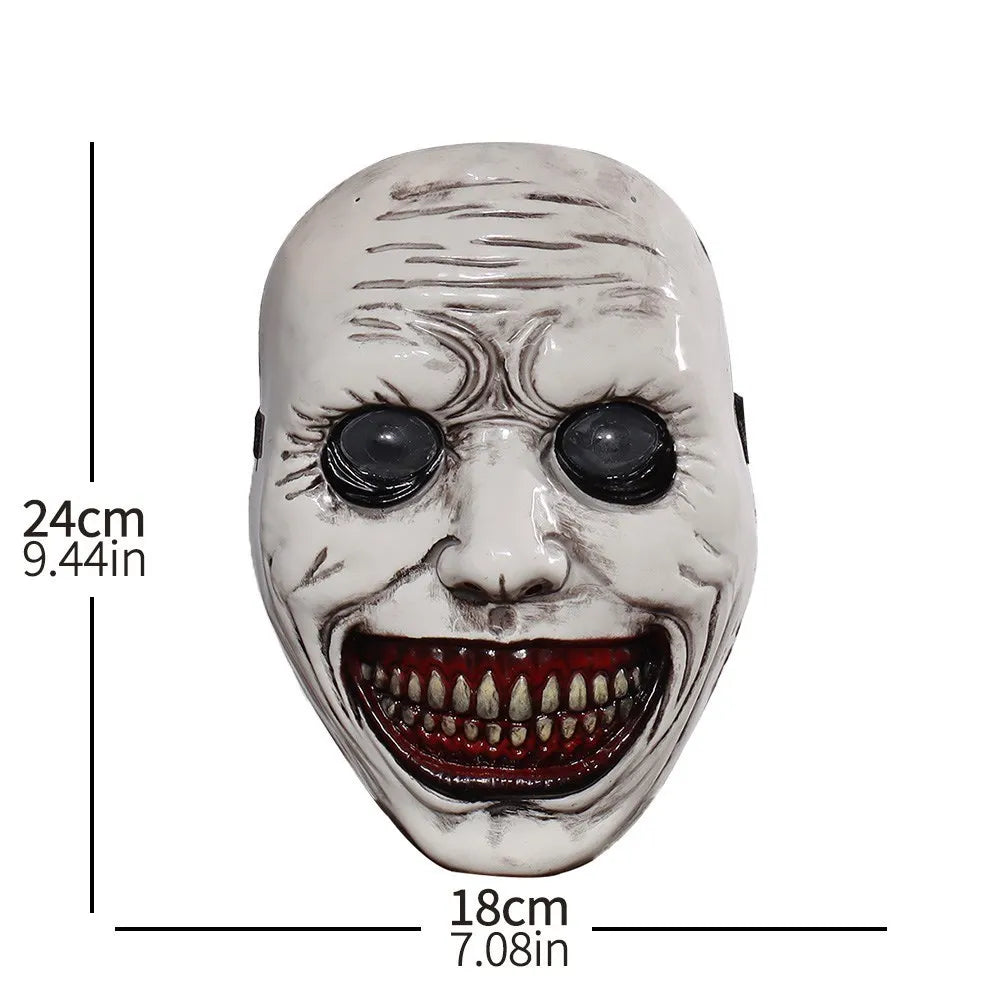 Halloween Horror L'esorcista Volto sorridente Maschera Cosplay