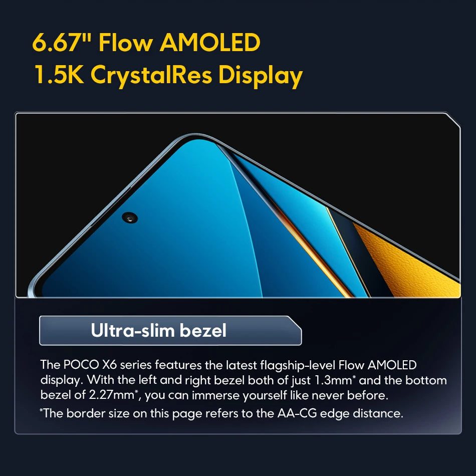 Xiaomi POCO X6 5G Triple Camera con OIS 67W Charging 5100mAh