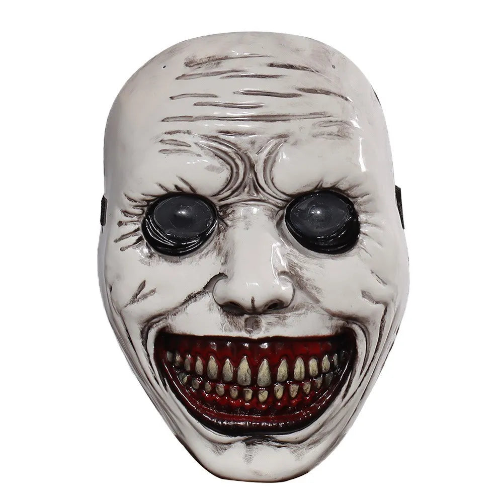 Halloween Horror L'esorcista Volto sorridente Maschera Cosplay