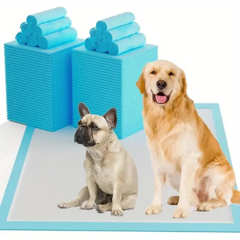 20/40 pezzi di assorbenti monouso per cani, pannolini per l'addestramento degli animali domestici, assorbenti per cuccioli, forniture per animali domestici, cuscini puliti