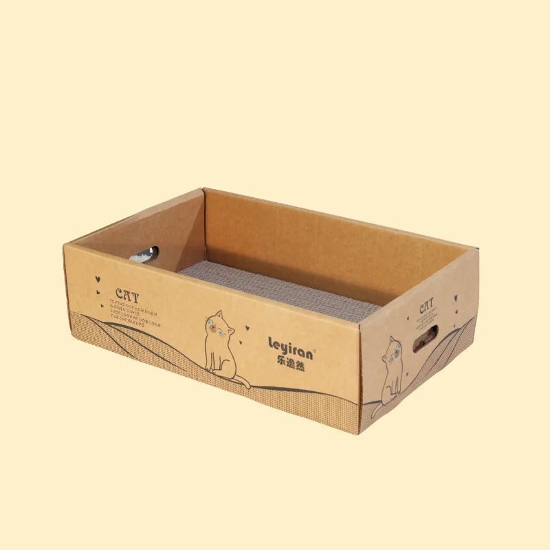 Tiragraffi per gatti, confezione da 6, tiragraffi in cartone extra large reversibili da 13" di larghezza per gatti grandi, medi e piccoli