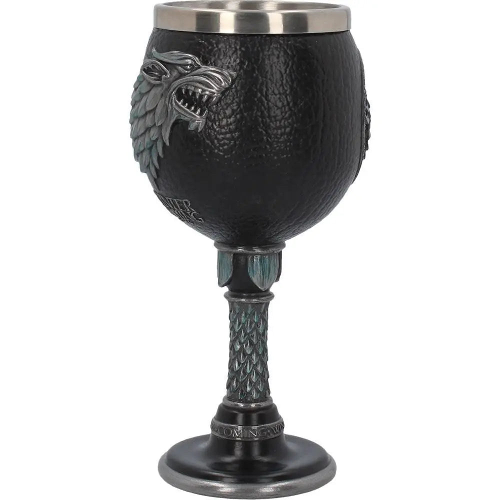 Tazza Birra vichinga in resina e in acciaio inossidabile