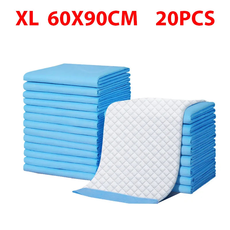 20/40 pezzi di assorbenti monouso per cani, pannolini per l'addestramento degli animali domestici, assorbenti per cuccioli, forniture per animali domestici, cuscini puliti