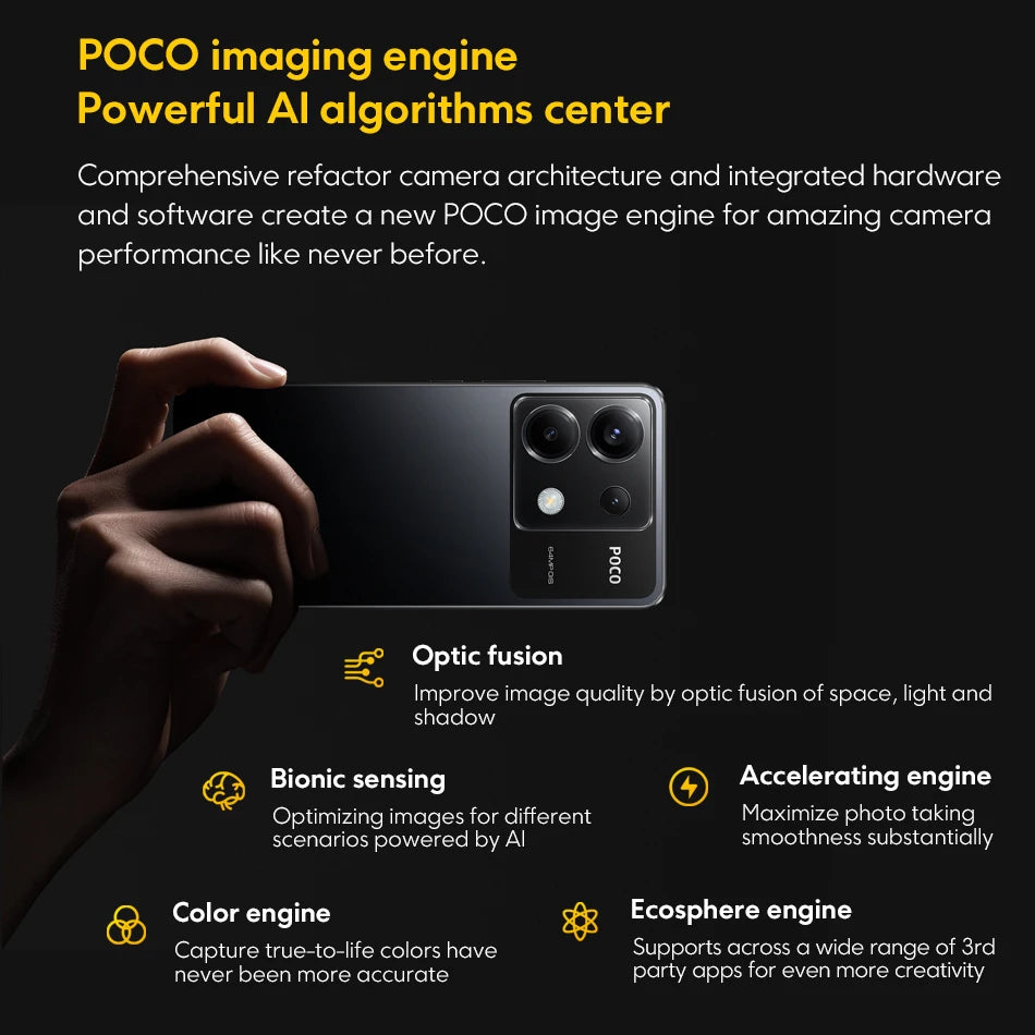 Xiaomi POCO X6 5G Triple Camera con OIS 67W Charging 5100mAh