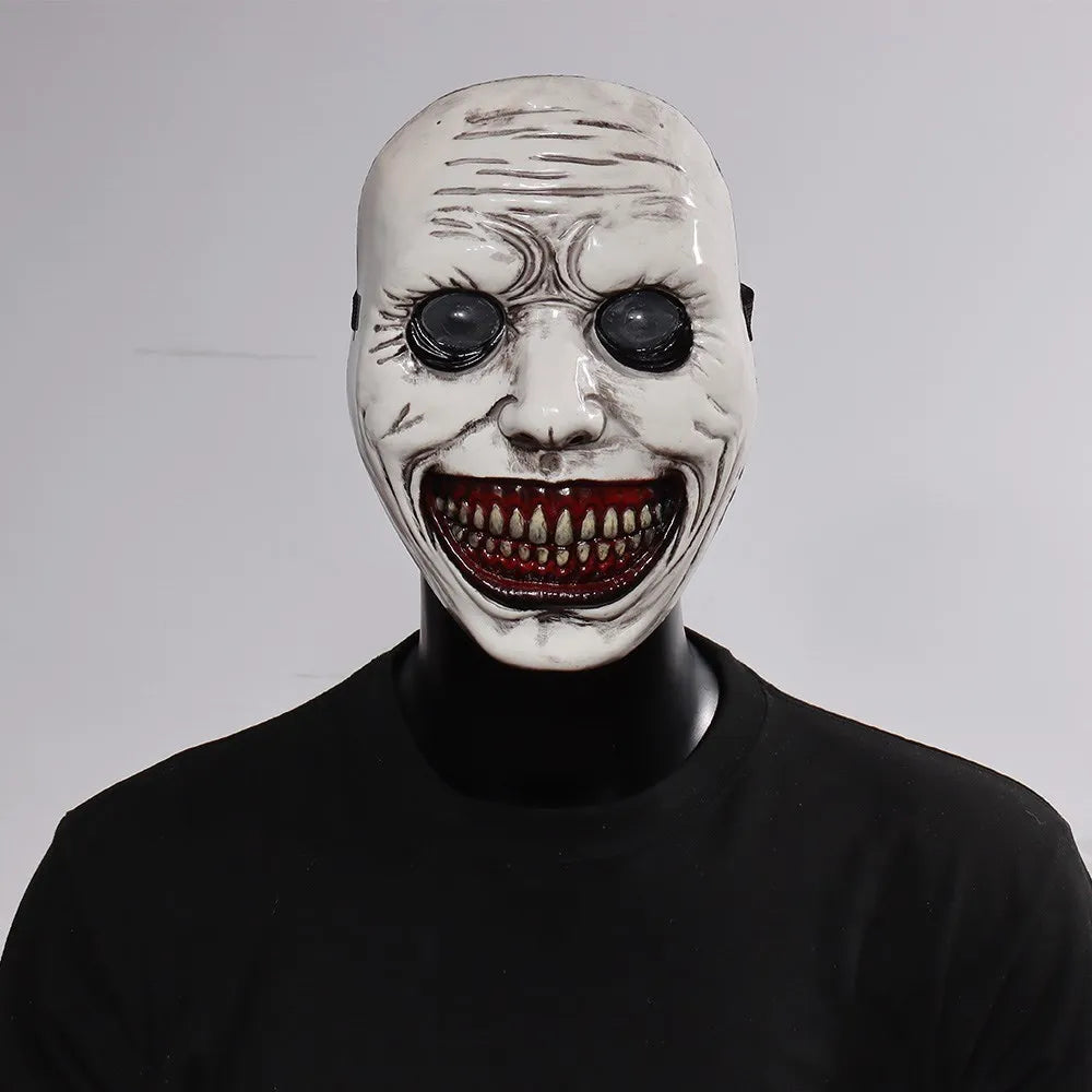 Halloween Horror L'esorcista Volto sorridente Maschera Cosplay