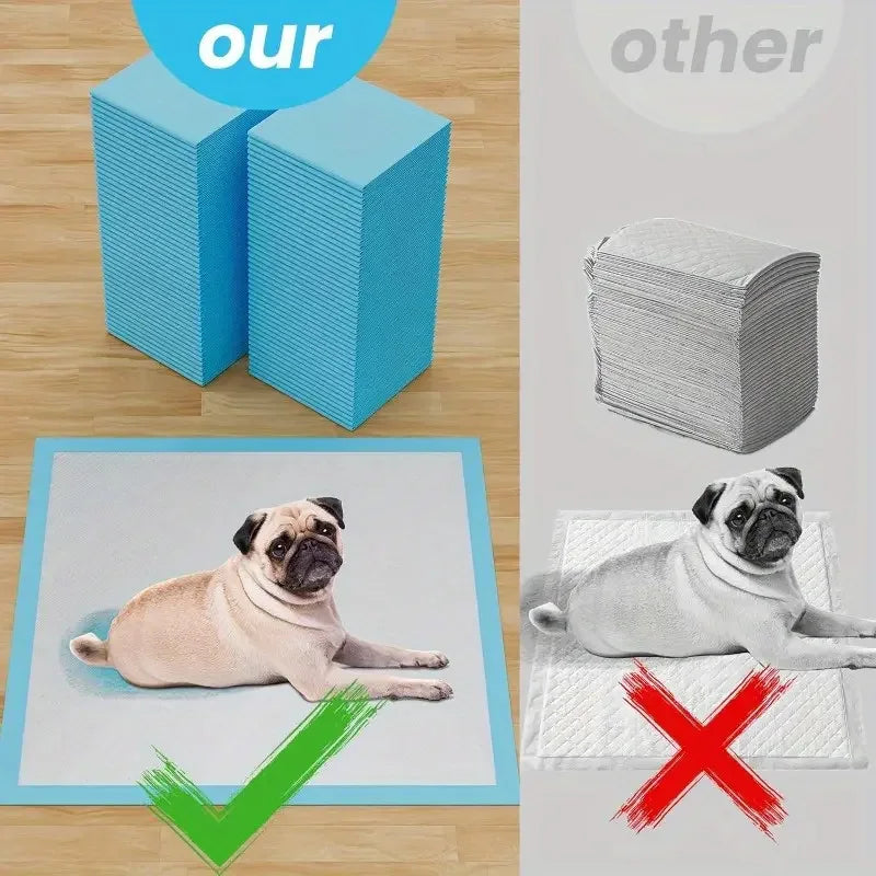 20/40 pezzi di assorbenti monouso per cani, pannolini per l'addestramento degli animali domestici, assorbenti per cuccioli, forniture per animali domestici, cuscini puliti