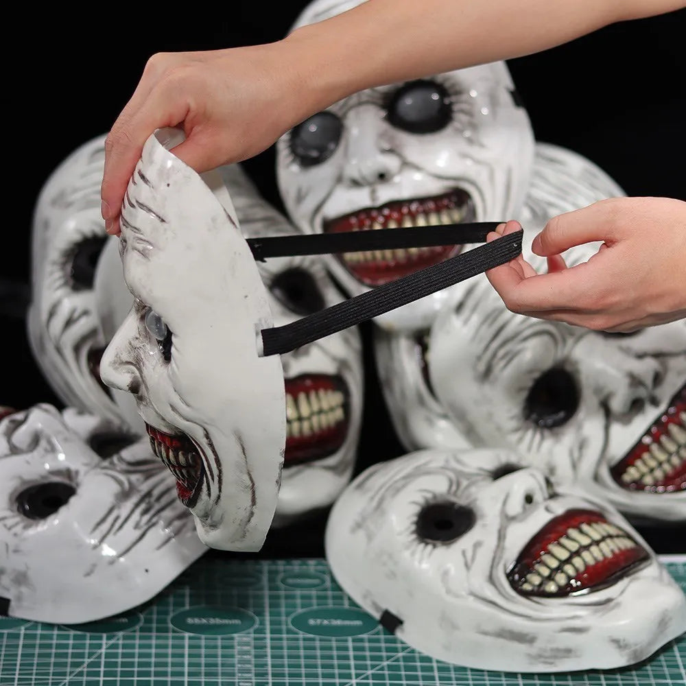 Halloween Horror L'esorcista Volto sorridente Maschera Cosplay