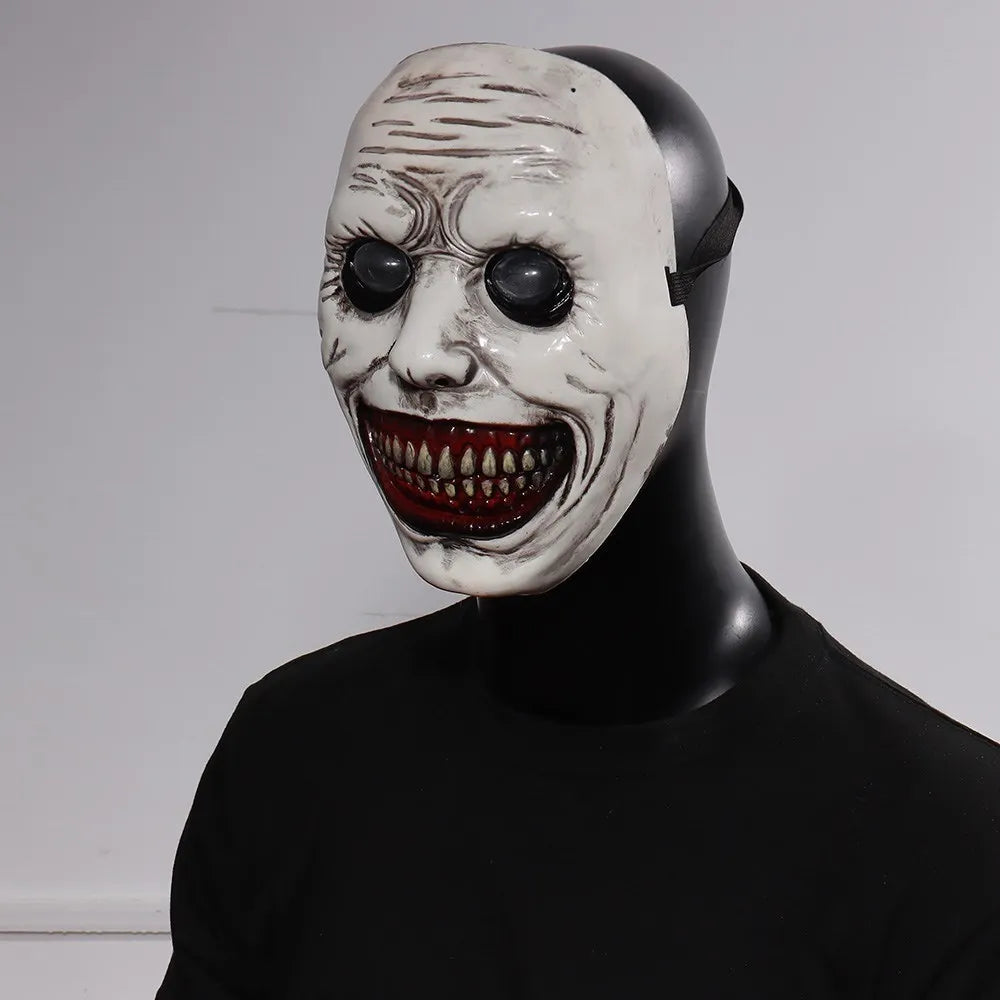 Halloween Horror L'esorcista Volto sorridente Maschera Cosplay