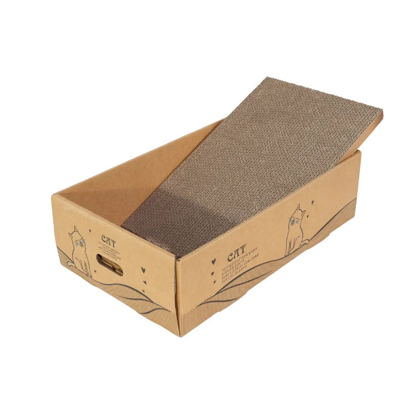 Tiragraffi per gatti, confezione da 6, tiragraffi in cartone extra large reversibili da 13" di larghezza per gatti grandi, medi e piccoli