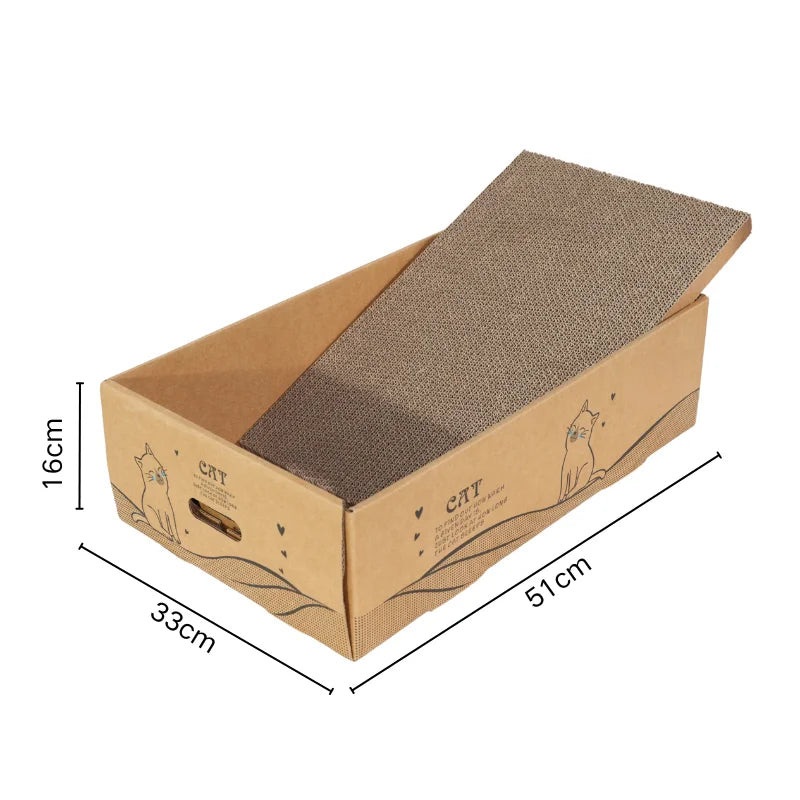 Tiragraffi per gatti, confezione da 6, tiragraffi in cartone extra large reversibili da 13" di larghezza per gatti grandi, medi e piccoli