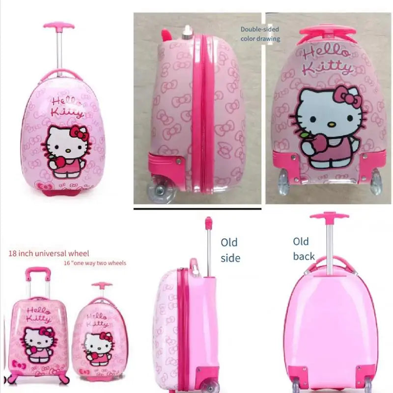 Valigia Hello Kitty Grande Capacità -Portatile Trolley Case.