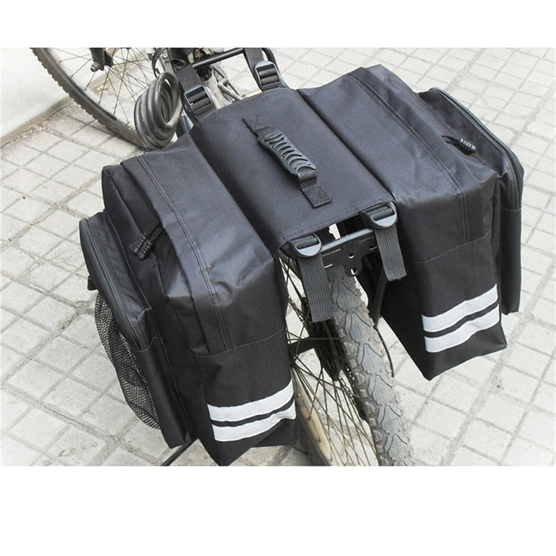 Borsa portabici-Borsa portapacchi-Borsa per bicicletta a doppio lato- Borsa da viaggio durevole