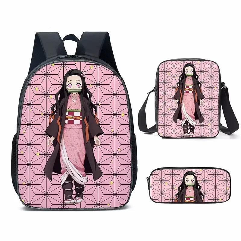 Set di 3 zaini Kamado Nezuko Demon Slayer