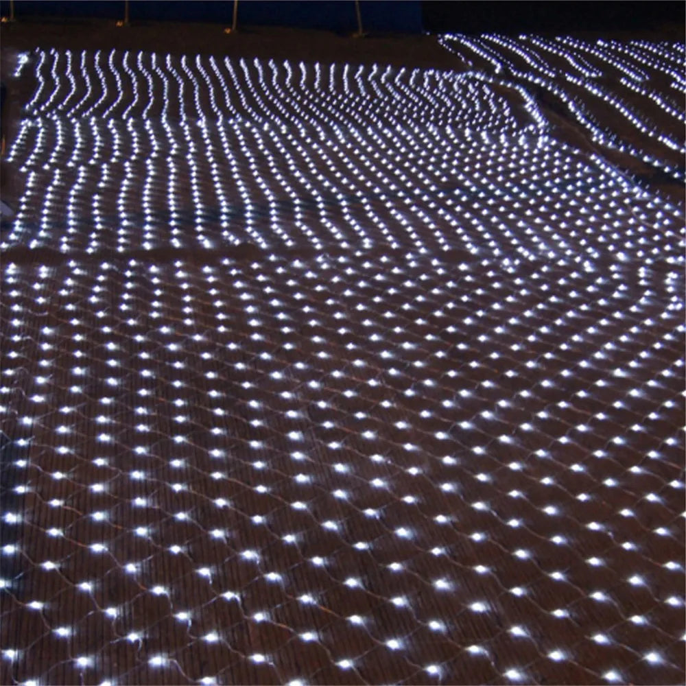 LED Rete da esterni Luce ,Festone Decorazione del giardino per Matrimonio Capodanno Luci natalizie