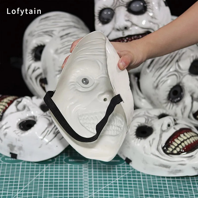 Halloween Horror L'esorcista Volto sorridente Maschera Cosplay