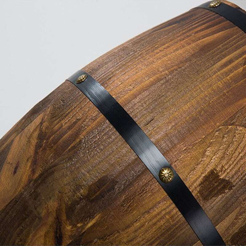 American bar chandelier retro bar barrel light old-fashioned creative personality