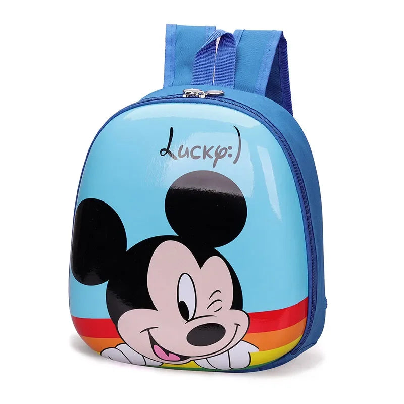 Borsa da scuola Mickey Mouse carina impermeabile ad alta capacità con guscio rigido
