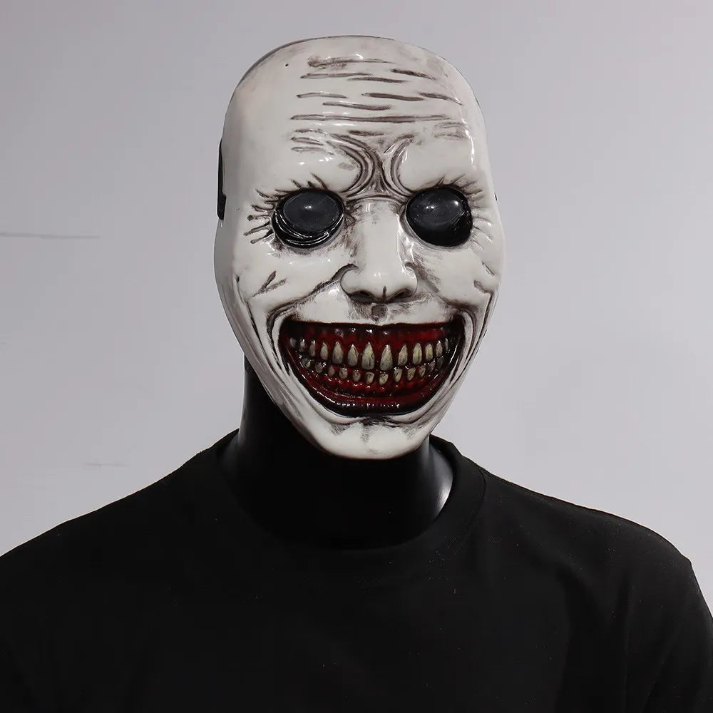 Halloween Horror L'esorcista Volto sorridente Maschera Cosplay
