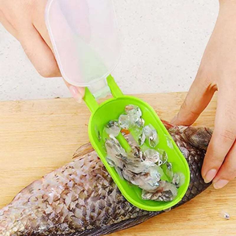 2 In 1 Plastic Fishing Scale Brush Built-in Fish CutterSPECIFICATIONSsupport: dropshippingmaterial: PP+stainless steelUse: Fish Scale ScraperType: Seafood ToolsSize: about 20x5.5cmSeafood Tools Type: Seafood Crackers &lasticaInterMedia WorldI'M'"World1 Plastic Fishing Scale Brush Built-