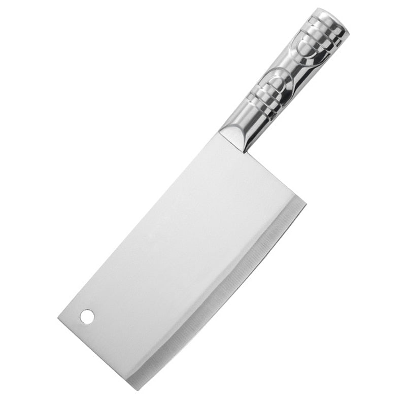 Shuoji Stainless Steel Chinese Cleaver Chopping Kitchen Knife Chef Butcher Knives Fish Meat Vegetables Cutlery Cooking Tools