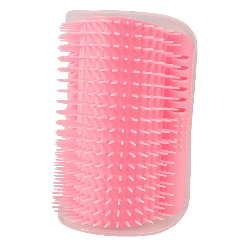 Removable Cat Corner Brush Plastic Pet Comb Kitten Corner Scratching Rubbing Brush Pet Self Grooming Cleaning Brushes