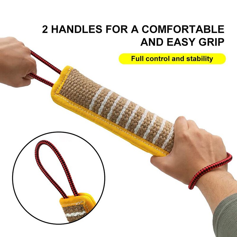 Benepaw Durable Dog Tug Toy 2 Strong Handles Interactive Pet