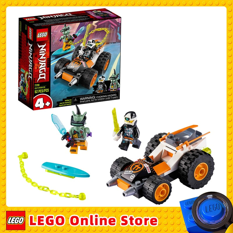 LEGO & NINJAGO Cole’s Speeder Car 71706 Ninja Car Building Kit (52SPECIFICATIONSWarning: 4+Recommend Age: 12+y,18+,14+yPlastic Type: ABSPlastic Block Shape: Self-Locking BricksOrigin: Mainland ChinaModel Number: 71706Material: Plasmattoncino LegoIntermedia WorldI'M'"WorldSpeeder Car 71706 Ninja Car Building Kit (52 Pieces)