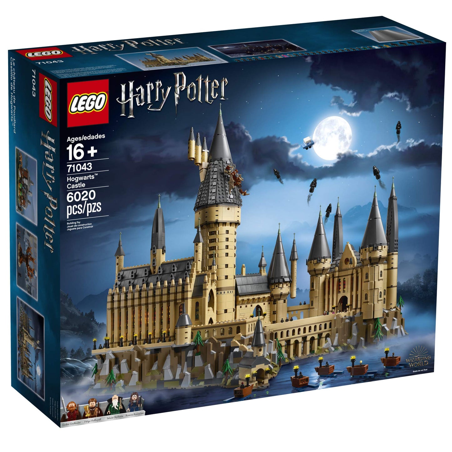 LEGO & Harry Potter Hogwarts Castle 71043SPECIFICATIONSWarning: 16+Recommend Age: 12+y,18+,14+yPlastic Type: ABSOrigin: Mainland ChinaModel Number: 71043Material: PlasticGender: UnisexBrand Name: LEGOBlock mattoncino LegoIntermedia WorldI'M'"WorldLEGO & Harry Potter Hogwarts Castle 71043