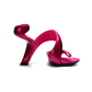 LIEKE PVC Sculptured Heel Sandals