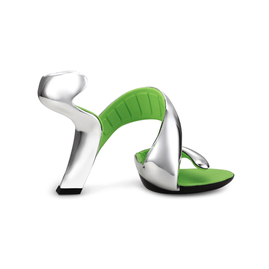 LIEKE PVC Sculptured Heel Sandals