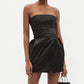 RIGIO Tube Mini Evening Dress Gown