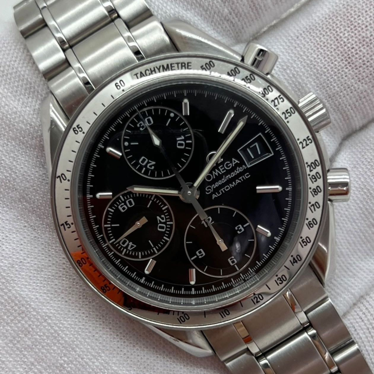 OMEGA SPEEDMASTER DATE BLACK DIAL CHRONO