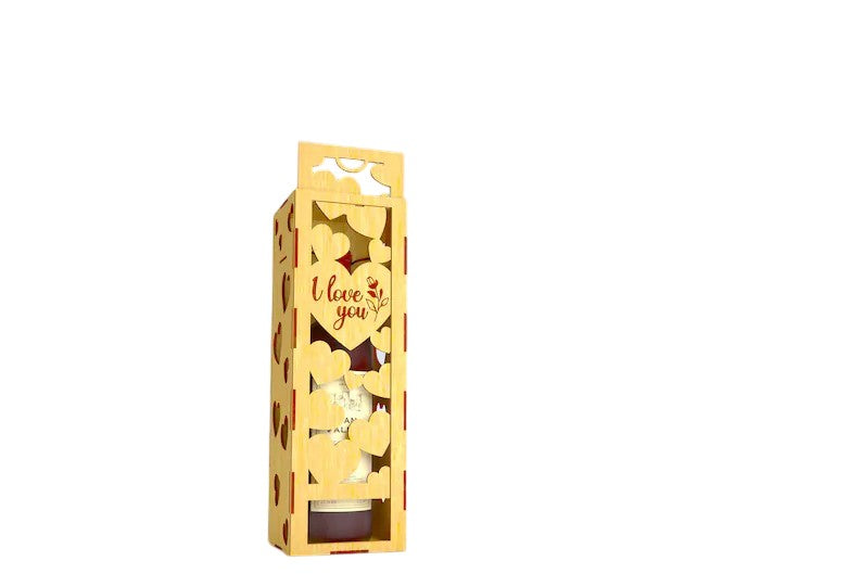 Vino Box Verticale  in Legno di Tiglio – Serie Eclissi