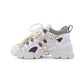 RAMAL Sneakers With Removable Crystal Jewelled Straps