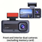 Tripla Fotocamera HD Visione Notturna - Scatola Nera DVR Auto a 3 Canali con Obiettivi Integrati Anteriore/Posteriore, Registrazione 1.3MP, Video in Loop 24h e Funzione Infrarossi