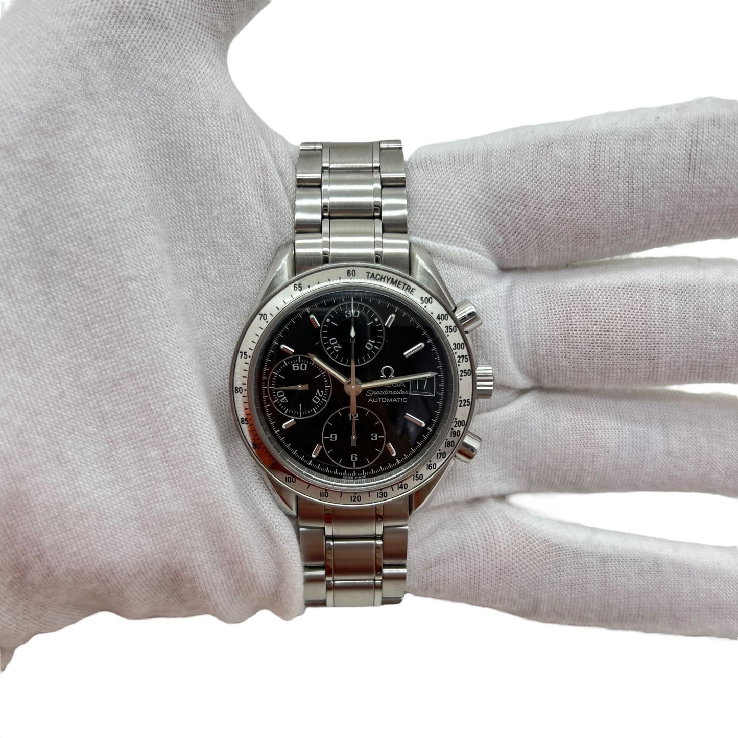 OMEGA SPEEDMASTER DATE BLACK DIAL CHRONO