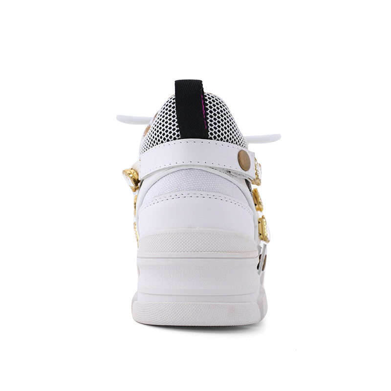 RAMAL Sneakers With Removable Crystal Jewelled Straps