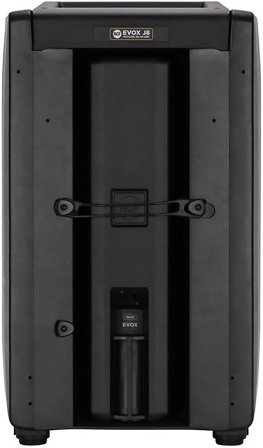 RCF EVOX J8 - Sistema Audio Professionale Array (Subwoofer + Colonna) Attivo Portatile a 2 Vie, 1400w di picco, Nero