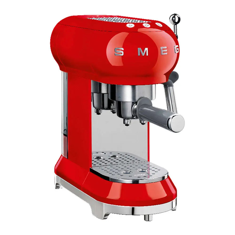 Smeg Macchina da Caffè Espresso Manuale 50’s Style – Rosso LUCIDO - Image #1