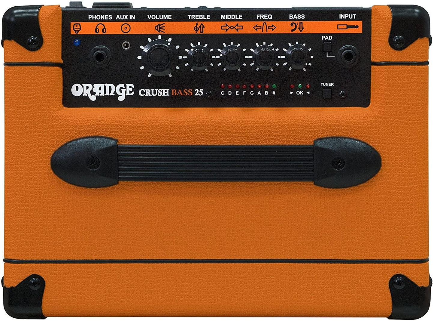 Orange Crush Bass 25 Amplificatore Combo per Basso da 8" e 25w, Arancione