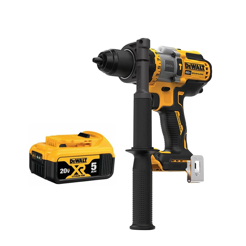 DEWALT DCD999 Trapano a percussione rotante a batteria Flexvolt Advantage 20V 1/2 pollice Potente trapano elettrico a impatto per ghiaccio