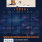 Poster Calendar Calendario Intermerdia World 2025