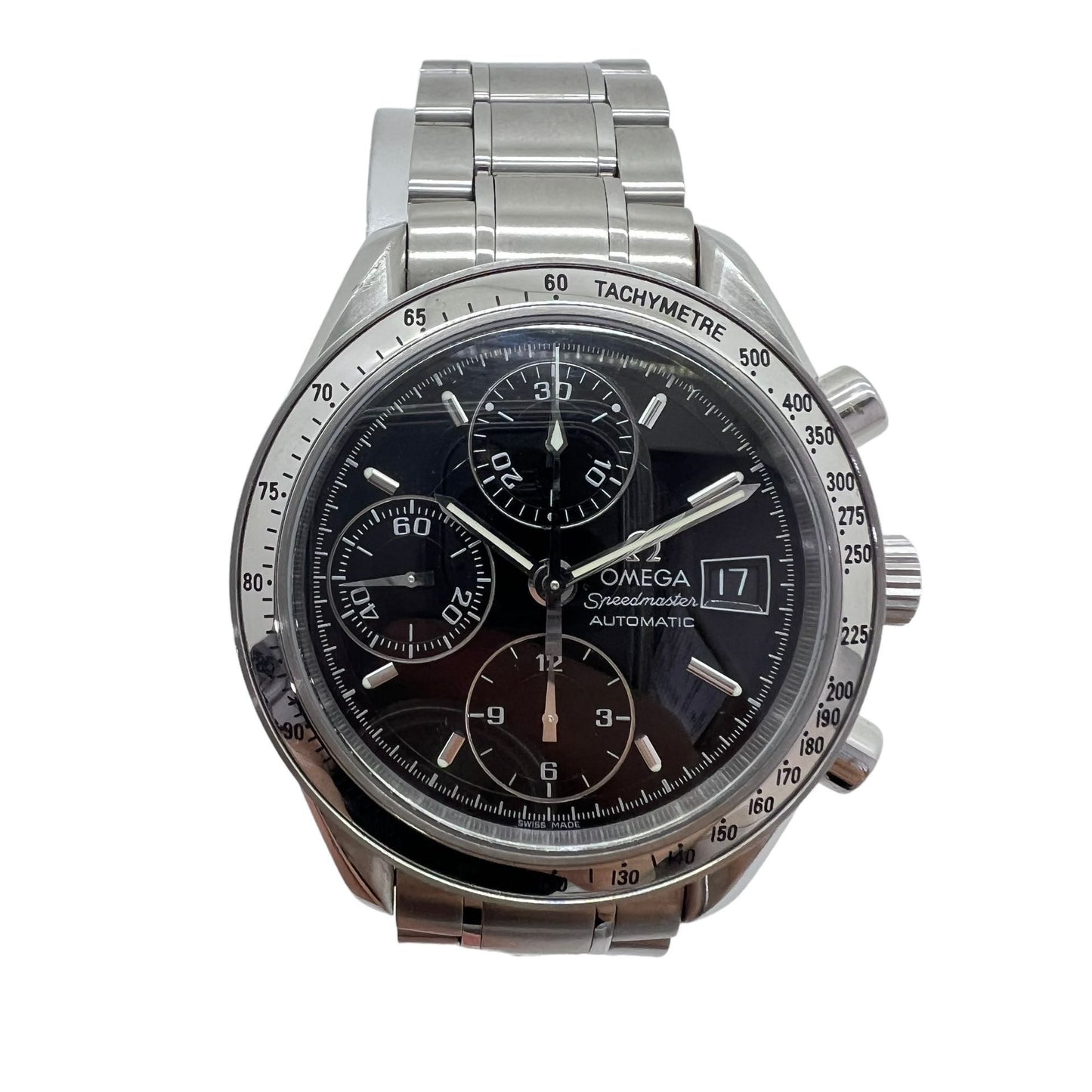 OMEGA SPEEDMASTER DATE BLACK DIAL CHRONO